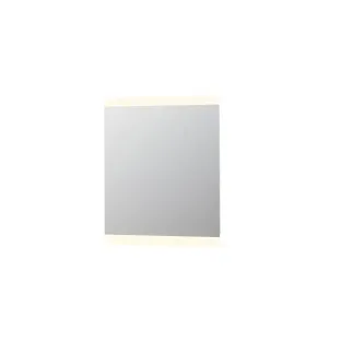 INK SP4 mirror - LED lighting above and below - dimmable sensor switch - warm and cold light - 80x4x80 cm - Silver