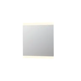 INK SP4 mirror - LED lighting above and below - dimmable sensor switch - warm and cold light - 90x4x80 cm - Silver