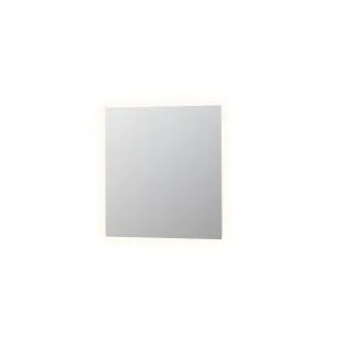 INK SP5 mirror - LED lighting all around - dimmable sensor switch - heating - warm and cold light - 80x4x80 cm - Silver