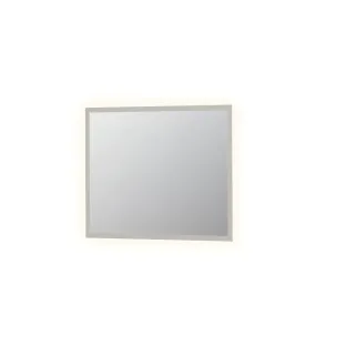 INK SP7 mirror - LED lighting all around - dimmable sensor switch - heating - warm and cold light - frosted edge - 100x3x80 cm - Silver