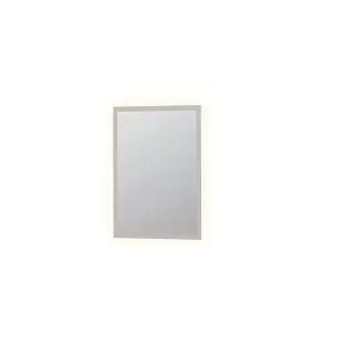 INK SP7 mirror - LED lighting all around - dimmable sensor switch - heating - warm and cold light - frosted edge - 60x3x80 cm - Silver