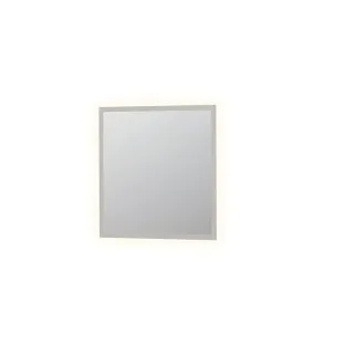 INK SP7 mirror - LED lighting all around - dimmable sensor switch - heating - warm and cold light - frosted edge - 80x3x80 cm - Silver