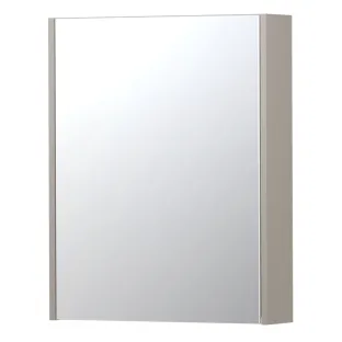 INK SPK2 Mirror cabinet with 1 double-sided mirror door - switch and socket - 60x14x74 cm - Matt cashmere gray