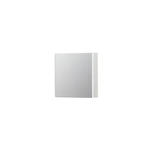 INK SPK1 Mirror cabinet with 1 double-sided mirror door - switch and socket - 60x14x60 cm - High-gloss white