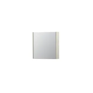 INK SPK1 Mirror cabinet with 1 double-sided mirror door - switch and socket - 60x14x60 cm - Chalk white