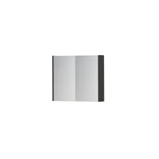 INK SPK1 Mirror cabinet with 2 double-sided mirror doors - switch and socket - 70x14x60 cm - High-gloss white