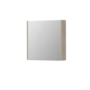 INK SPK1 Mirror cabinet with 2 double-sided mirror doors - switch and socket - 70x14x60 cm - Ivory oak