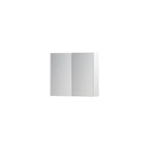 INK SPK1 Mirror cabinet with 2 double-sided mirror doors - switch and socket - 70x14x60 cm - Matt white