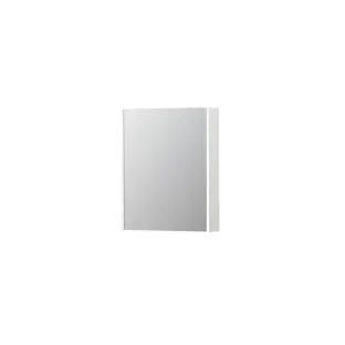 INK SPK2 Mirror cabinet with 1 double-sided mirror door - switch and socket - 60x14x74 cm - High-gloss white