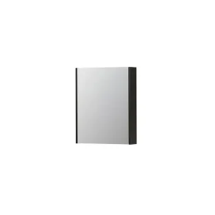 INK SPK2 Mirror cabinet with 1 double-sided mirror door - switch and socket - 60x14x74 cm - Intense oak