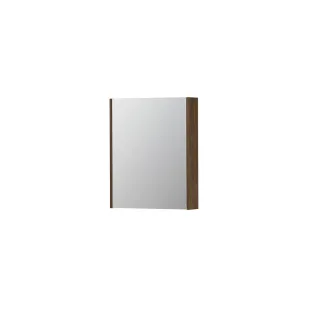 INK SPK2 Mirror cabinet with 1 double-sided mirror door - switch and socket - 60x14x74 cm - Solid oak Chocolate