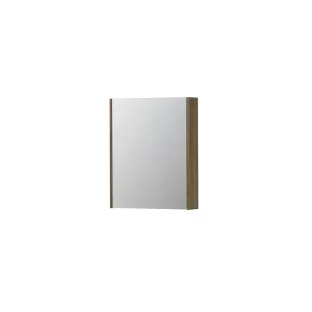 INK SPK2 Mirror cabinet with 1 double-sided mirror door - switch and socket - 60x14x74 cm - Pure oak