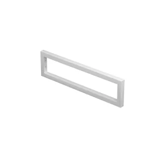 INK steel towel rail - rectangular - 1.5x44.5x12 cm - Matt white