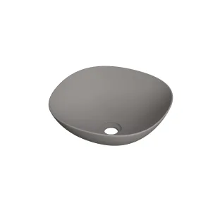 INK Tekno surface-mounted washbasin porcelain - 42x42x15 cm - matt base