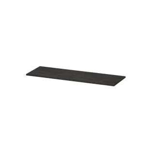 INK Topdeck 40 Cover plate for base cabinet wood decor - 120x40x1.6 cm - Charcoal oak