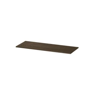 INK Topdeck 45 Cover plate base cabinet - 120x45x1.6 cm - Solid oak charcoal