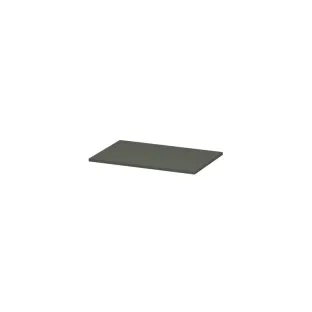 INK Topdeck 45 Cover plate for base cabinet painted - 100x45x1.6 cm - Matt concrete green