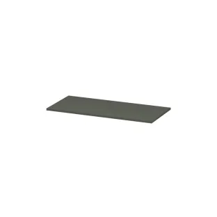 INK Topdeck 45 Cover plate for base cabinet painted - 140x45x1.6 cm - Matt concrete green