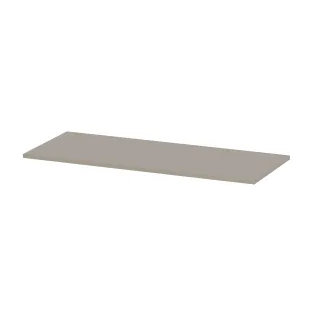 INK Topdeck 45 Cover plate for base cabinet lacquered - 140x45x1.6 cm - Matt cashmere gray