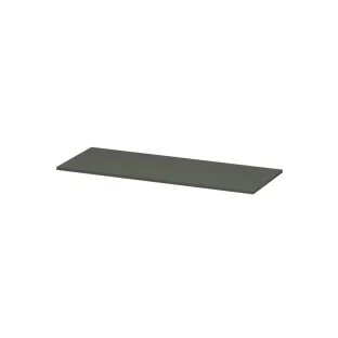 INK Topdeck 45 Cover plate for base cabinet painted - 160x45x1.6 cm - Matt concrete green