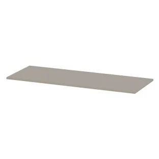 INK Topdeck 45 Cover plate for base cabinet lacquered - 160x45x1.6 cm - Matt cashmere gray