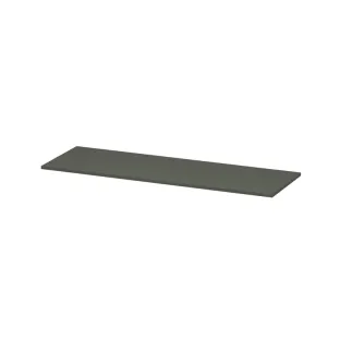 INK Topdeck 45 Cover plate for base cabinet painted - 180x45x1.6 cm - Matt concrete green