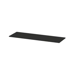 INK Topdeck 45 Cover plate for base cabinet lacquered - 180x45x1.6 cm - Matt black