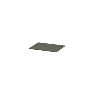 INK Topdeck 45 Cover plate for base cabinet painted - 90x45x1.6 cm - Matt concrete green