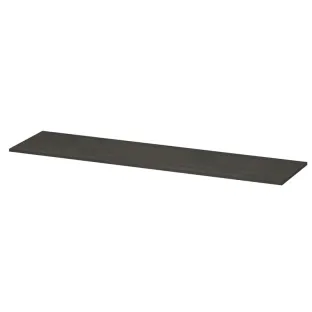 INK Topdeck 45 Cover plate for base cabinet wood decor - 180x45x1.6 cm - Smoked oak