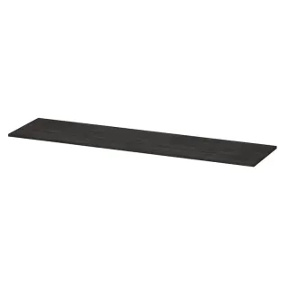 INK Topdeck 45 Cover plate for base cabinet wood decor - 180x45x1.6 cm - Charcoal oak