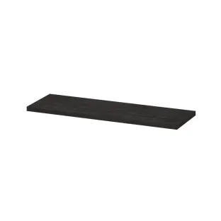 INK Topdeck 45 Cover plate for base cabinet wooden decor - 140x45x3.5 cm - Charcoal oak