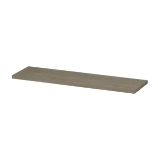 INK Topdeck 45 Cover plate for base cabinet wooden decor - 160x45x3.5 cm - Greige oak