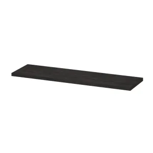 INK Topdeck 45 Cover plate for base cabinet wooden decor - 160x45x3.5 cm - Charcoal oak