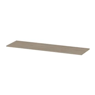 INK Topdeck 45 Cover plate for base cabinet wooden decor - 160x45x3.5 cm - Ivory oak