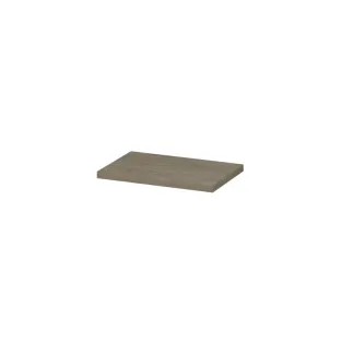 INK Topdeck 45 Cover plate for base cabinet wooden decor - 70x45x3.5 cm - Greige oak