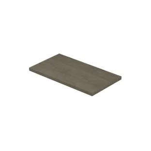INK Topdeck XS washbasin top for base cabinet - decor - 40x22x1.6 cm - Greige oak