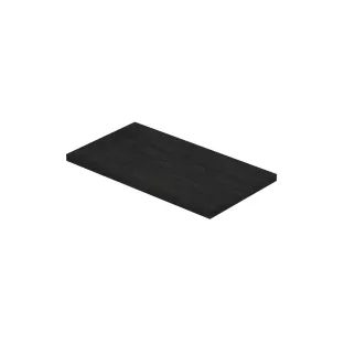 INK Topdeck XS washbasin top for base cabinet - decor - 40x22x1.6 cm - Charcoal oak