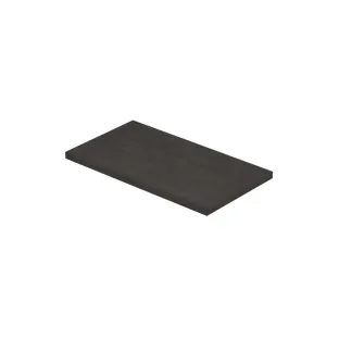 INK Topdeck XS washbasin top for base cabinet - decor - 40x22x1.6 cm - Primeval grey