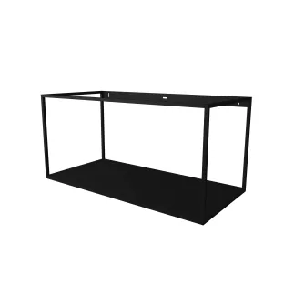 INK UFO steel frame with a fixed steel base plate - 100x48x48 cm - Matt black