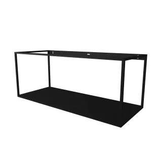 INK UFO steel frame with a fixed steel base plate - 120x48x48 cm - Matt black