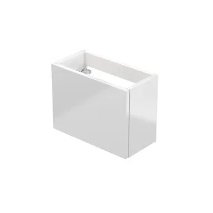 INK Versus washbasin cabinet lacquered - left and right turning - handleless - 36x18x27 cm - High-gloss white