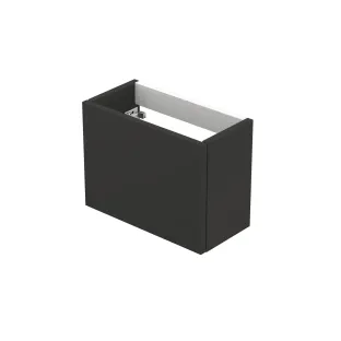 INK Versus washbasin cabinet lacquered - left and right turning - handleless - 36x18x27 cm - Matt anthracite