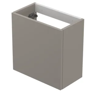 INK Versus washbasin cabinet lacquered - left and right turning - handleless - 36x18x27 cm - Matt cashmere gray