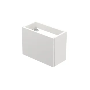 INK Versus washbasin cabinet lacquered - left and right turning - handleless - 36x18x27 cm - Matt white