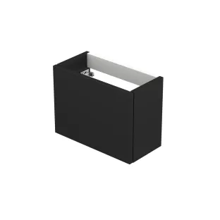 INK Versus washbasin cabinet lacquered - left and right turning - handleless - 36x18x27 cm - Matt black