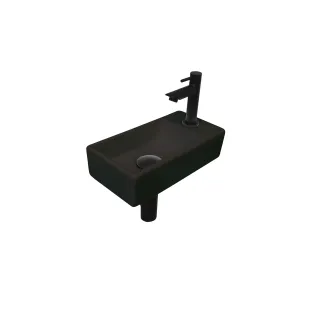 INK Versus Fountain Pack Porcelain - tap tray right - 36x18x9 cm - Matt black/Matt black