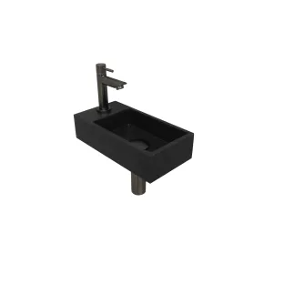 INK Versus Fountain Pack Quartz - tap tray left - 36x18x9 cm - Quartz black/Metal black