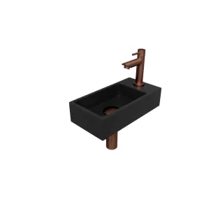 INK Versus Fountain Pack Quartz - tap tray right - 36x18x9 cm - Quartz black/Matt rose gold