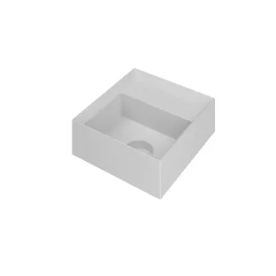 INK Vice fountain polystone - square - without tap hole - Matt white