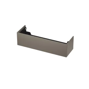 INK washbasin cabinet push to open - lacquered - 1 drawer - 140x45x37.6 cm - Matt taupe